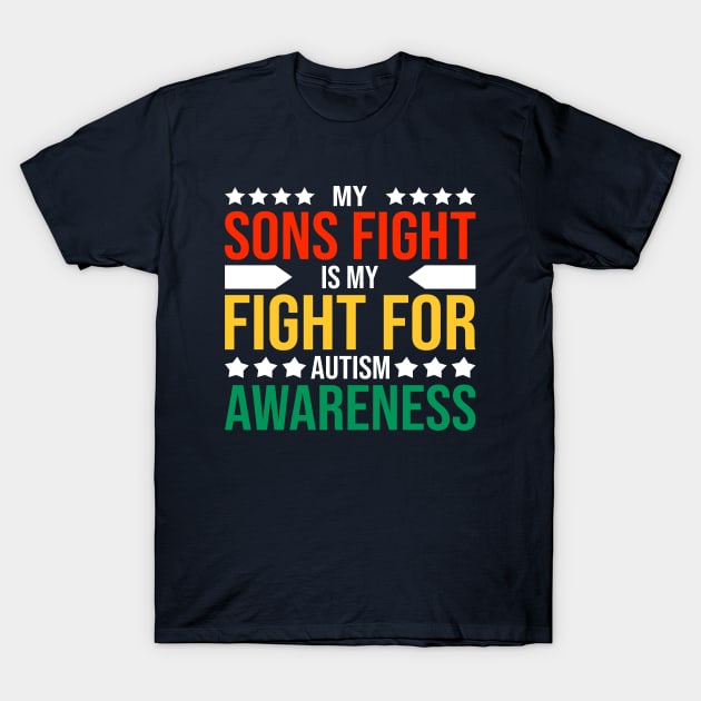 Autism Awareness Son T-Shirt by Lebihanto